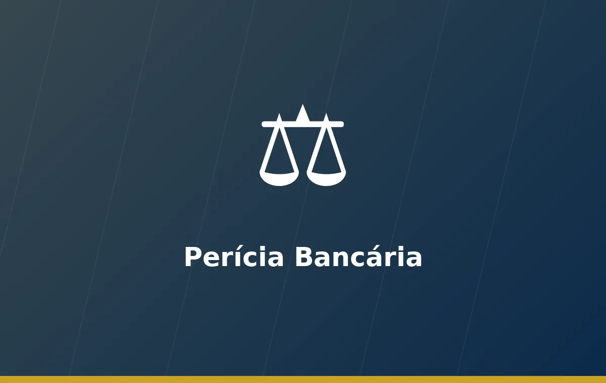 Perícia bancária — análise técnica de contratos e juros