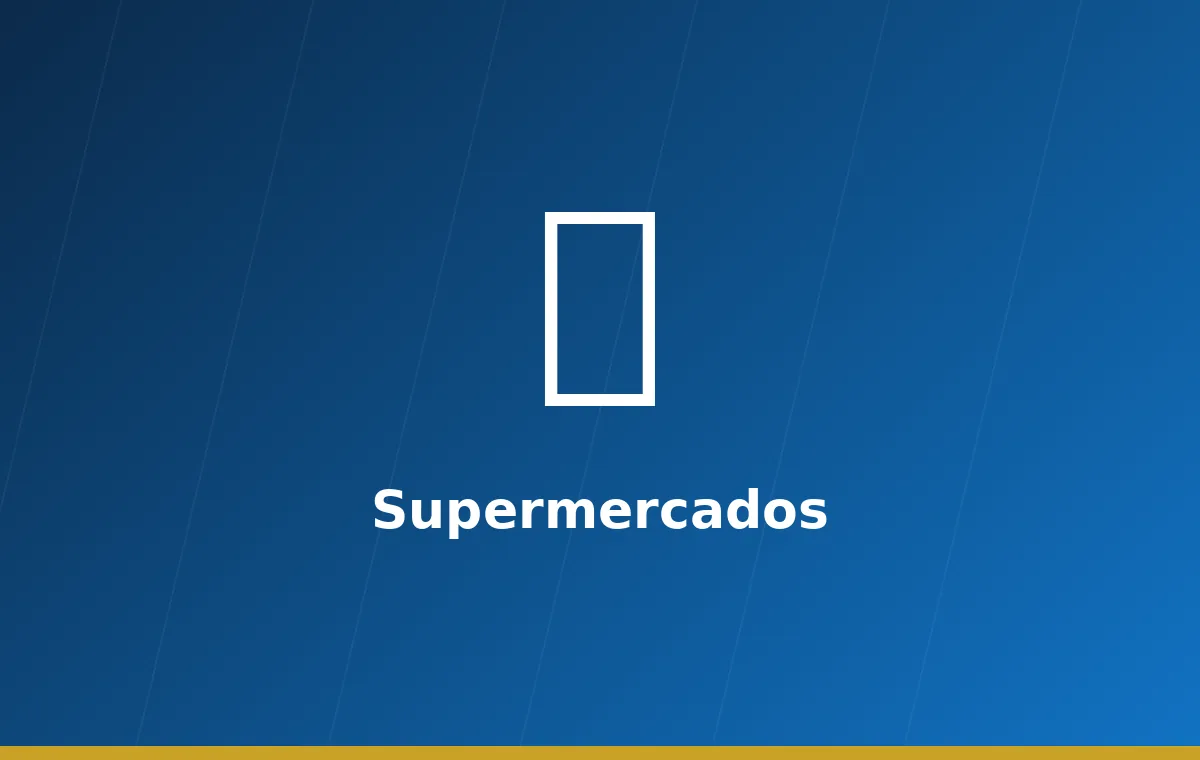 Supermercado — gôndolas e controle de estoque